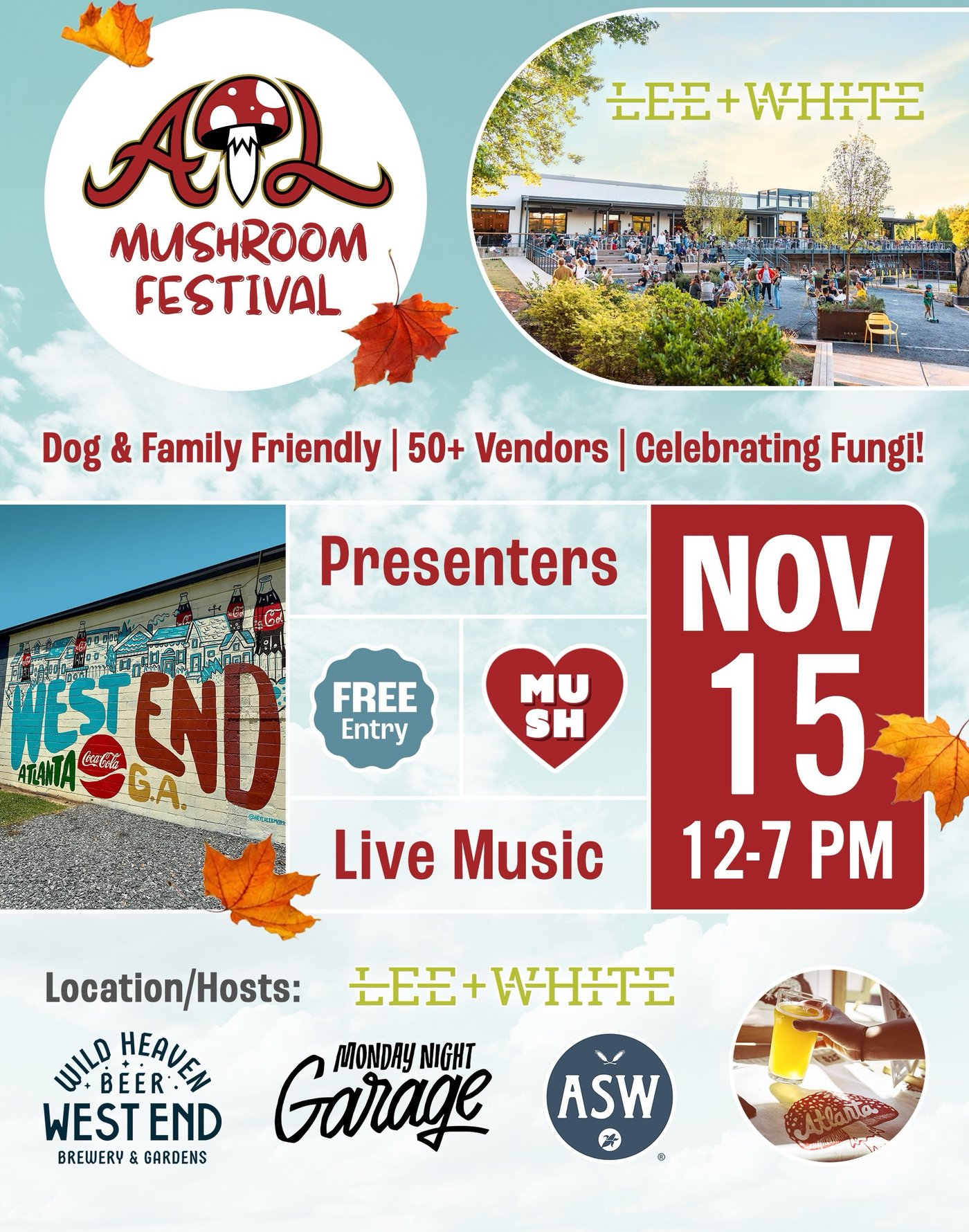 Poster for Atlanta Mushroom Festival
