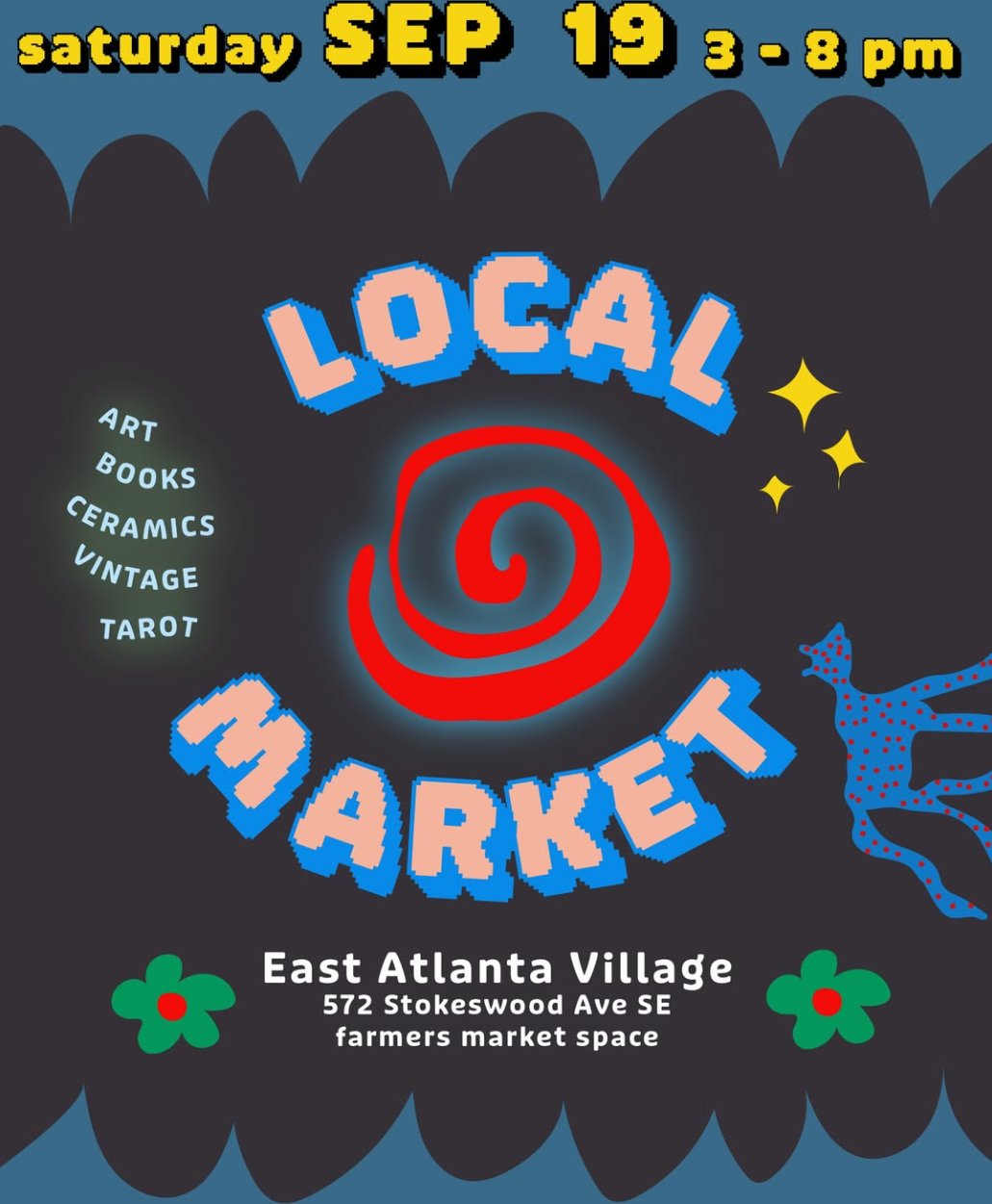 Poster for Community Market in EAV