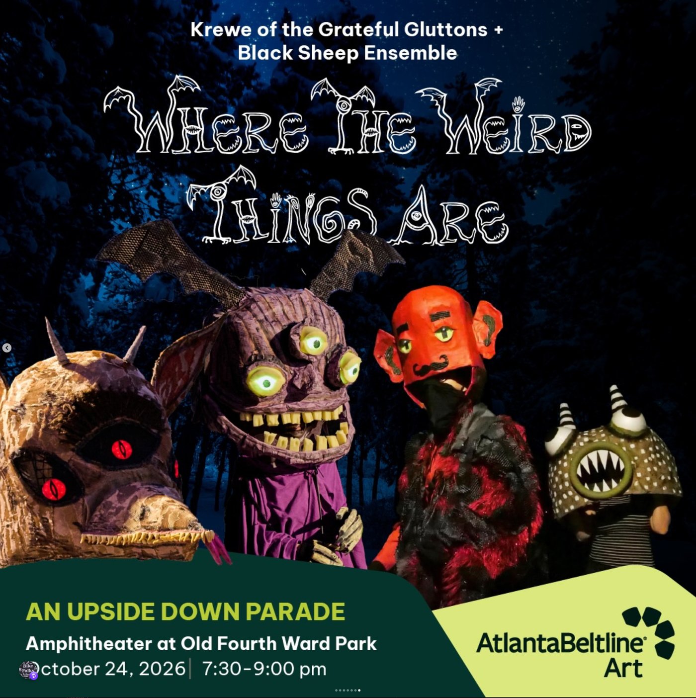 Poster for Where the Weird Things Are - An upside down parade