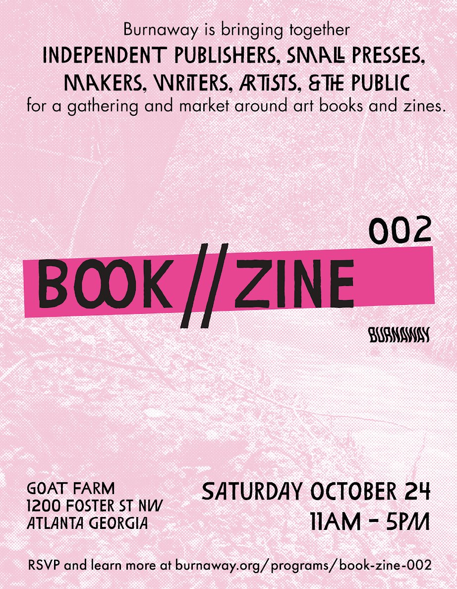 Poster for BOOK//ZINE