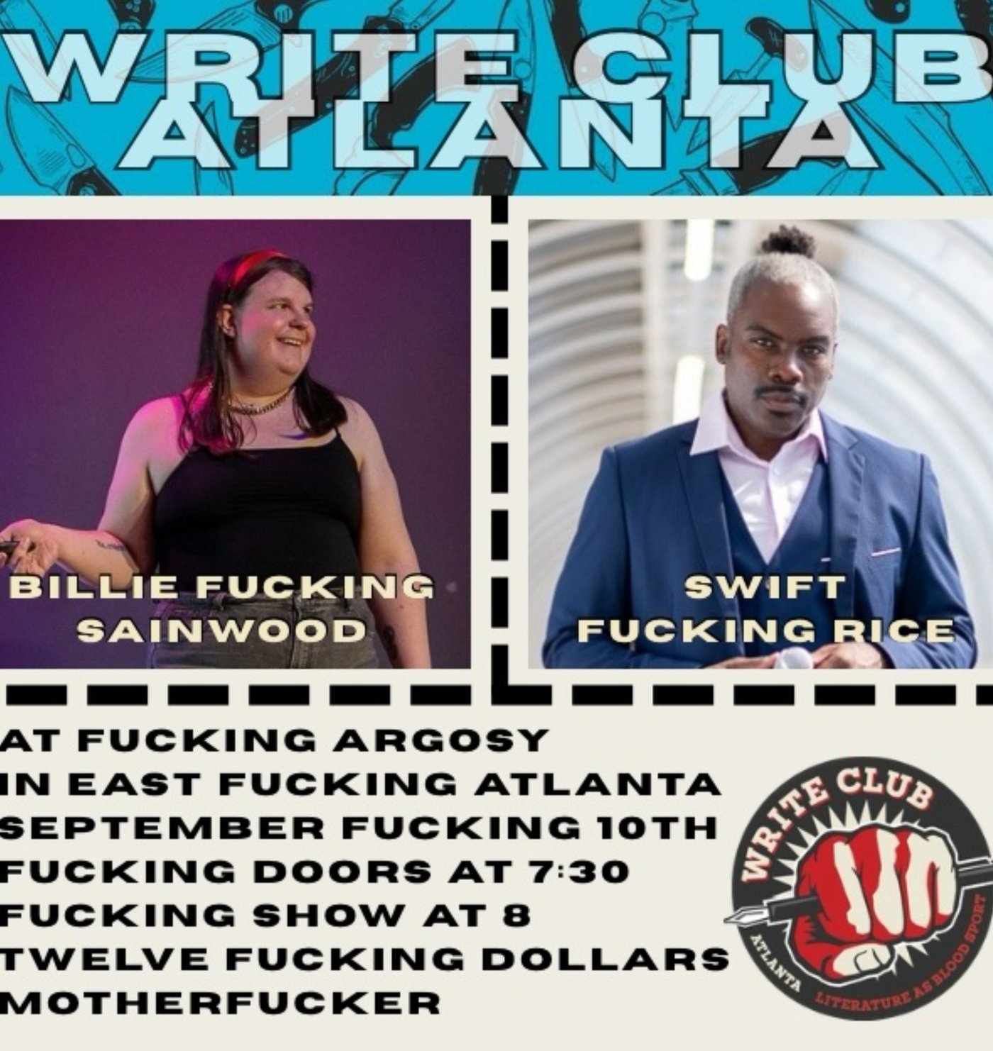 Poster for Write Club Atlanta: Do You Remember?